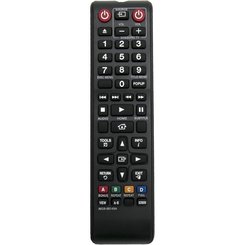 AK59-00149A Ersatzfernbedienung für Samsung Blu-Ray-Player BD-F5700 BD-J5900 BD-F5700 BD-J5900 BD-F5700 BD-J5900 BD-F5100 BD-F5500 BD-F5100/ZF