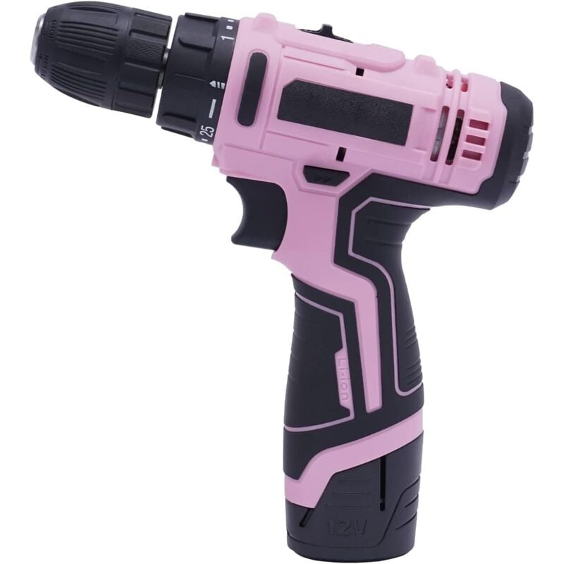 Akku-Bohrschrauber-Set Elektro Akkuschrauber Professional 26-teiliges Akku Schlagbohrschrauber mit Akkus Ladegerät Elektrischer Schraubendreher