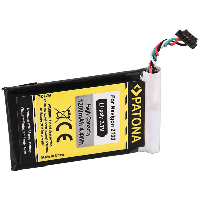 Akku für Navigon 2100 Max 2120 2210 2310 2100 Max 2110 Max 2120 Max 2150