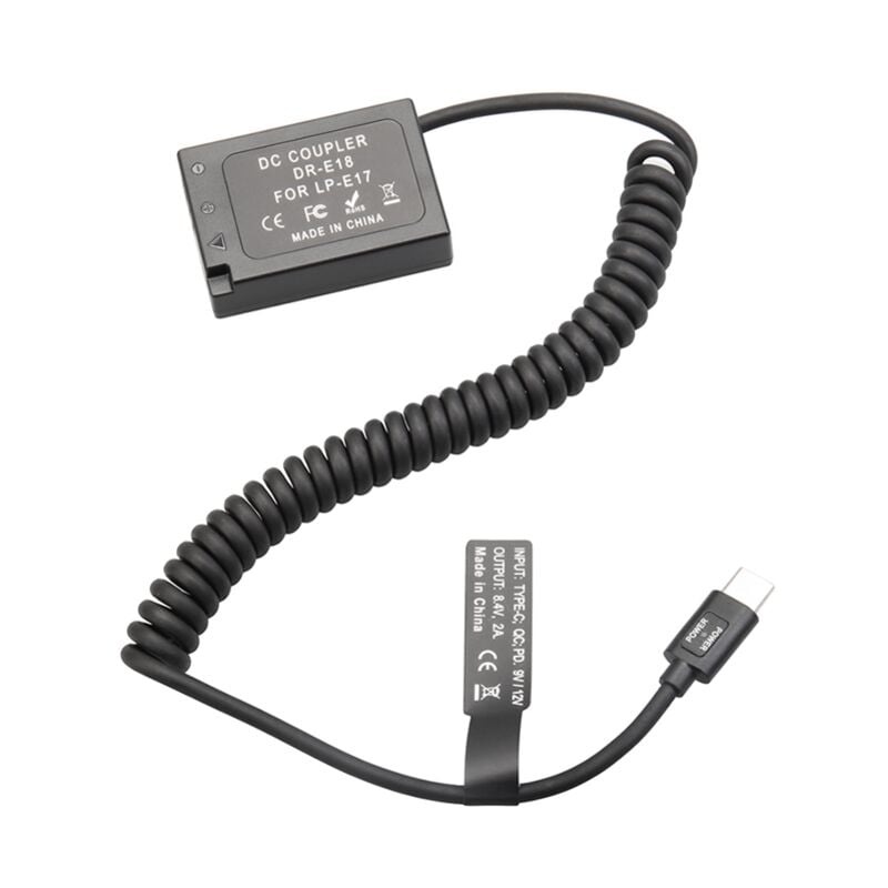 Akku-Kamera-Adapter für 850D 800D 760D 750D 77D T6I T6S T7I