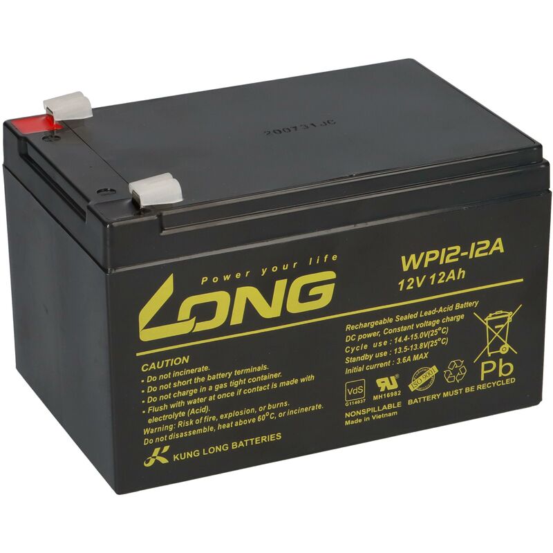 Kunglong - Akku kompatibel Elektro Scooter u.a sxt 1600 xl 4x 12V 12Ah agm Blei