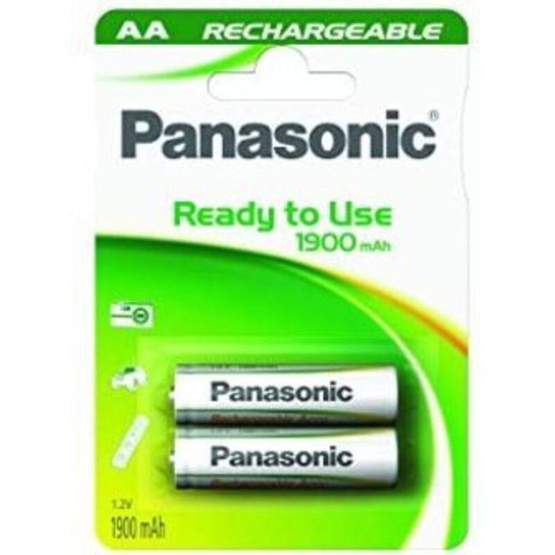 NiMH-Mignon-Akku 1900 mAh, 2 Stück - Panasonic