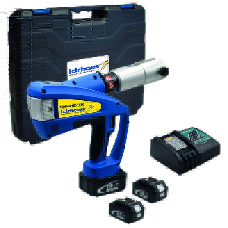 Akku-Pressmaschine bz-1550: Elektrowerkzeug für effiziente und schnelle hydraulische Verbindungen - Idrhaus