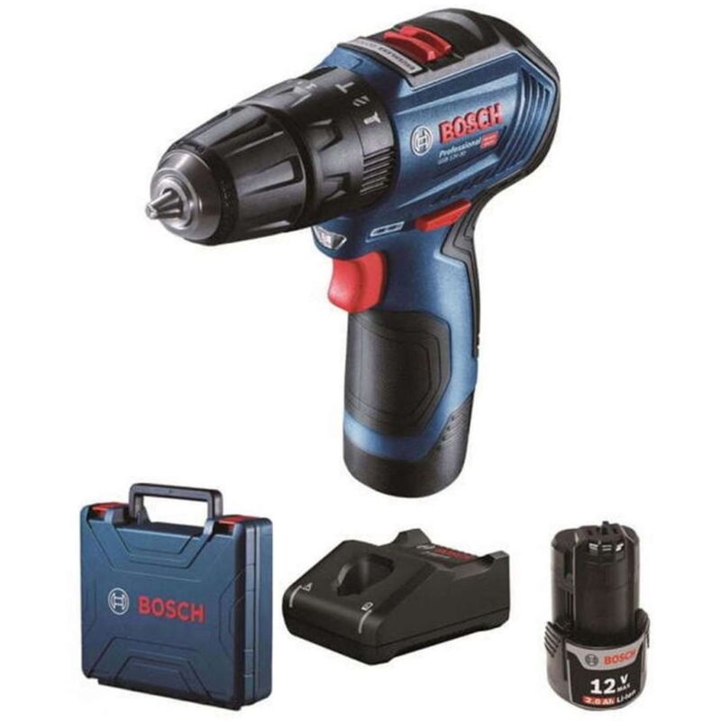 Werkzeug - 12V Akku-Bohrschrauber, 2x 2,0 Ah Li-Ion Akku, Ladegerät 06019G9100 - Bosch