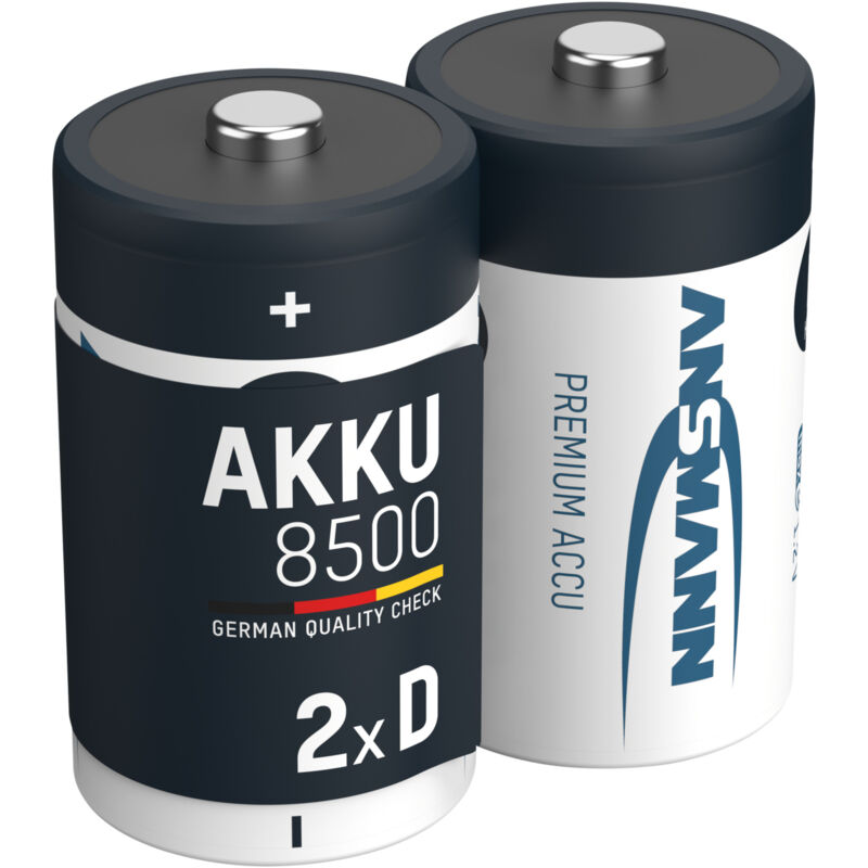 NiMH-Mono-Akku maxE, 8500 mAh, 2 Stück - Ansmann