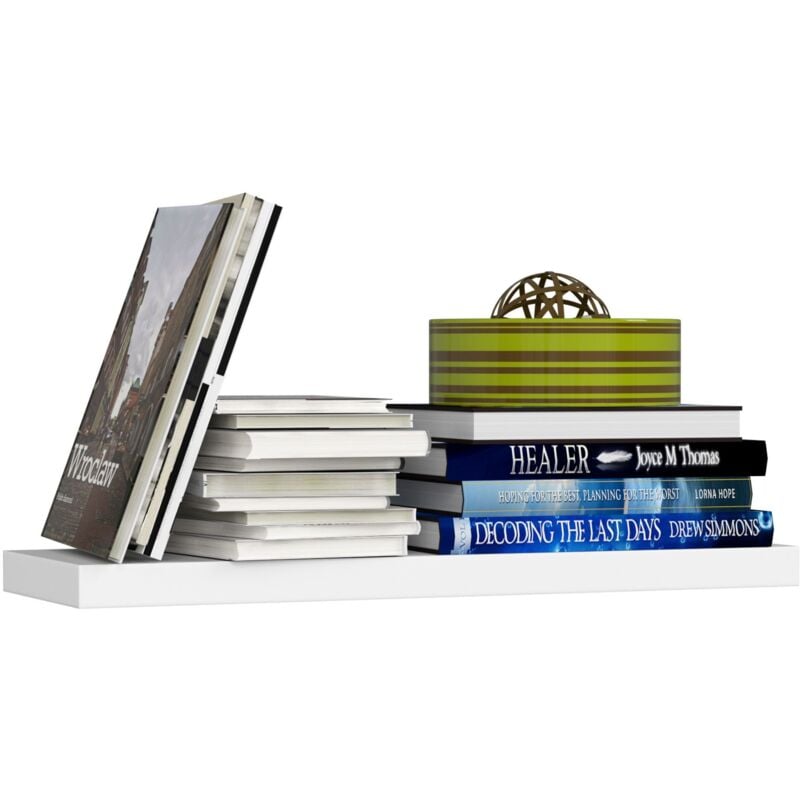 Wandregal AKORD PS3 Weiß 60 cm B60 x H3,2 x T20 cm