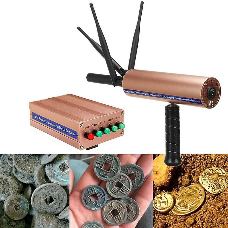 Aks Remote-Metalldetektor 25 Meter unterirdisches Gold-, Silber- und Kupfer-Edelsteinsuchgerät mit externer, verstärkter Signalantenne