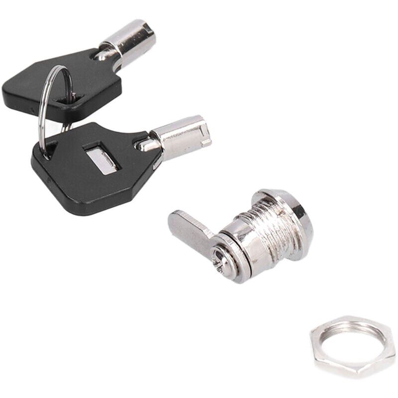 Aktenschrankschlösser, Möbel-Nockenschlösser, Sicherheitsschloss mit Schlüsseln für Geldautomaten, Computer, Schranktüren