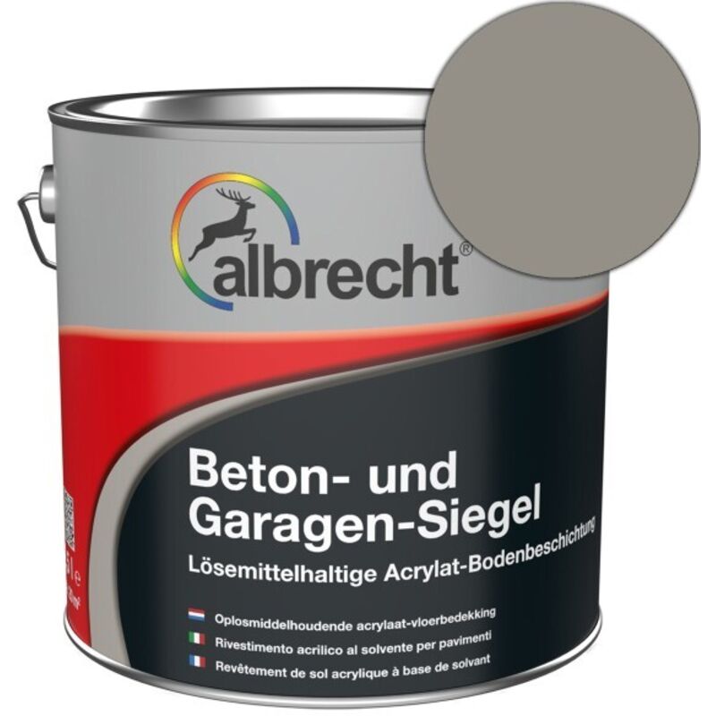 Beton- und Garagen-Siegel 2,5 l steingrau ral 7030 Betonsiegel - Albrecht