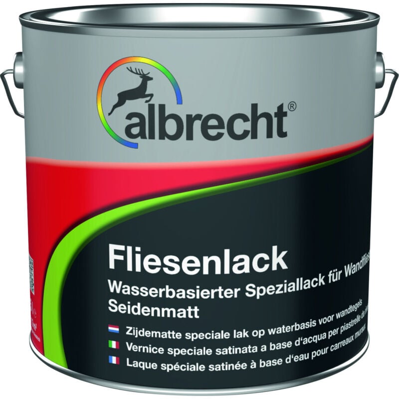 Albrecht Fliesenlack 2,5 l weiß seidenmatt