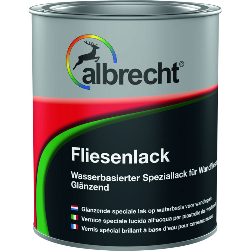 Albrecht Fliesenlack 750 ml weiß glänzend
