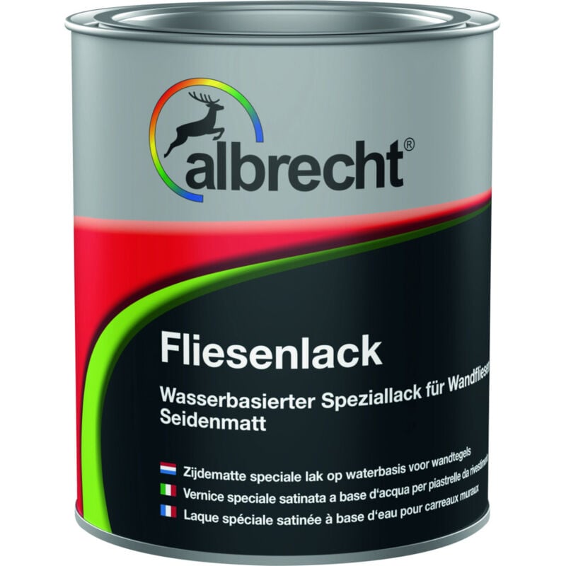 Albrecht Fliesenlack 750 ml weiß seidenmatt