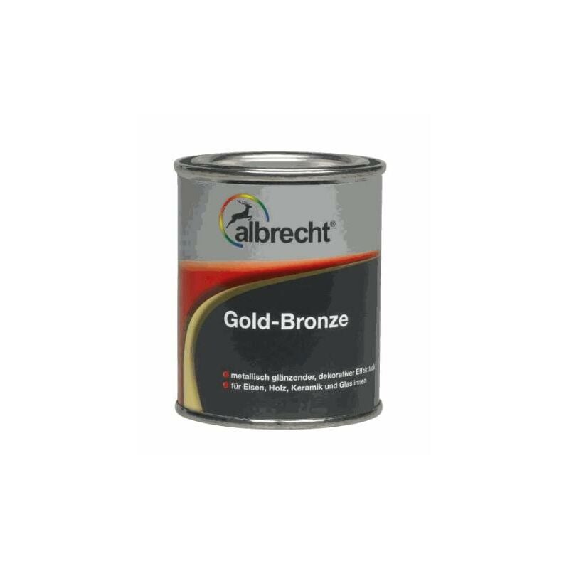Albrecht - Gold-Bronze 125 ml gold Lack Goldlack Effektlack Buntlack Innen