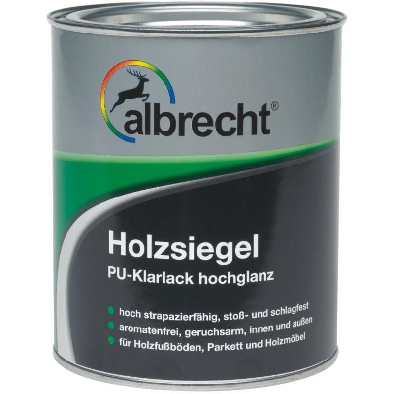Holzsiegel pu 750 ml farblos glänzend Holzversiegelung Holzschutz - Albrecht