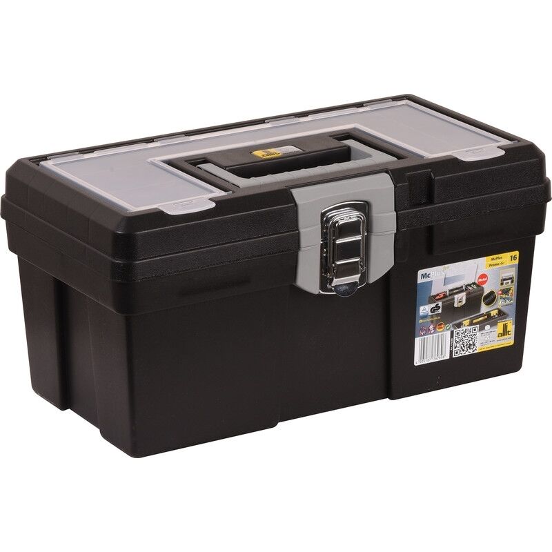 Allit Werkzeugkoffer McPlus Promo 40 x 22 x 19,8 cm schwarz-grau Aufbewahrung