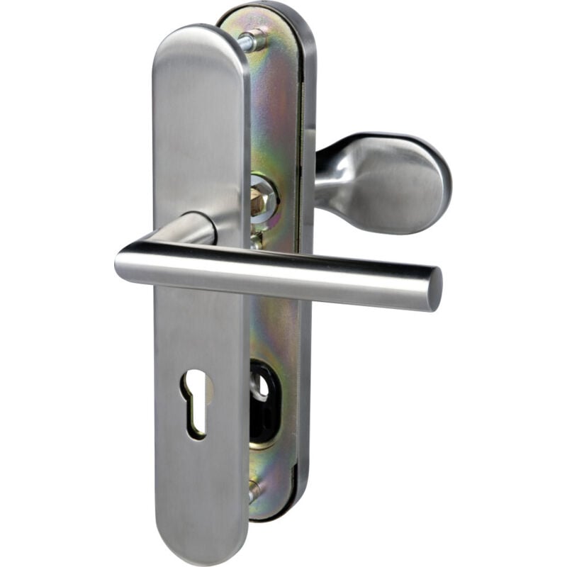 Alpertec - Schutzbeschlag Security Moskau Drücker/Knopf 72 mm Türbeschläge