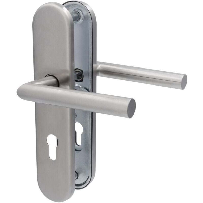 Alpertec - Schutzbeschlag Security Moskau Drücker/Drücker 72 mm Türbeschläge