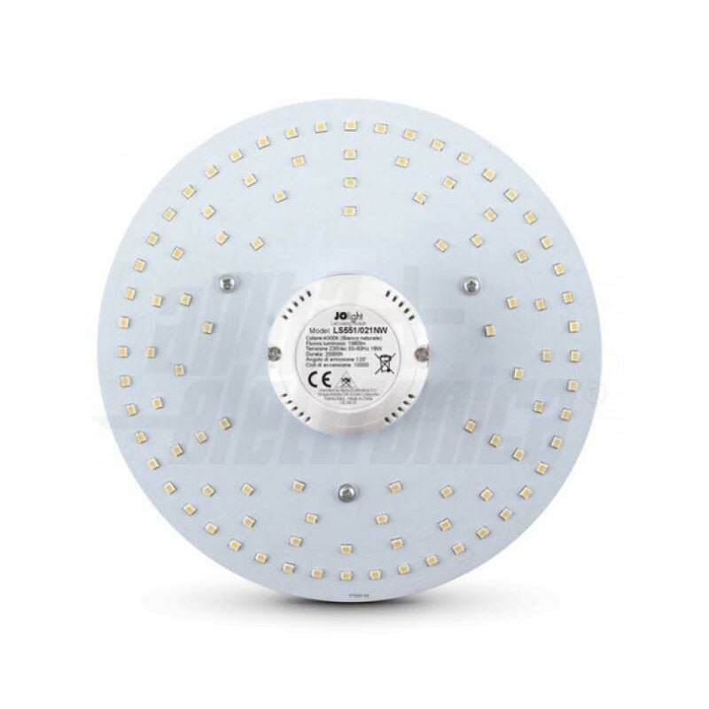 Alpha Elettronica - Alpha electronic led circular 20w 4000k durchmesser 18cm - ls551/031nw