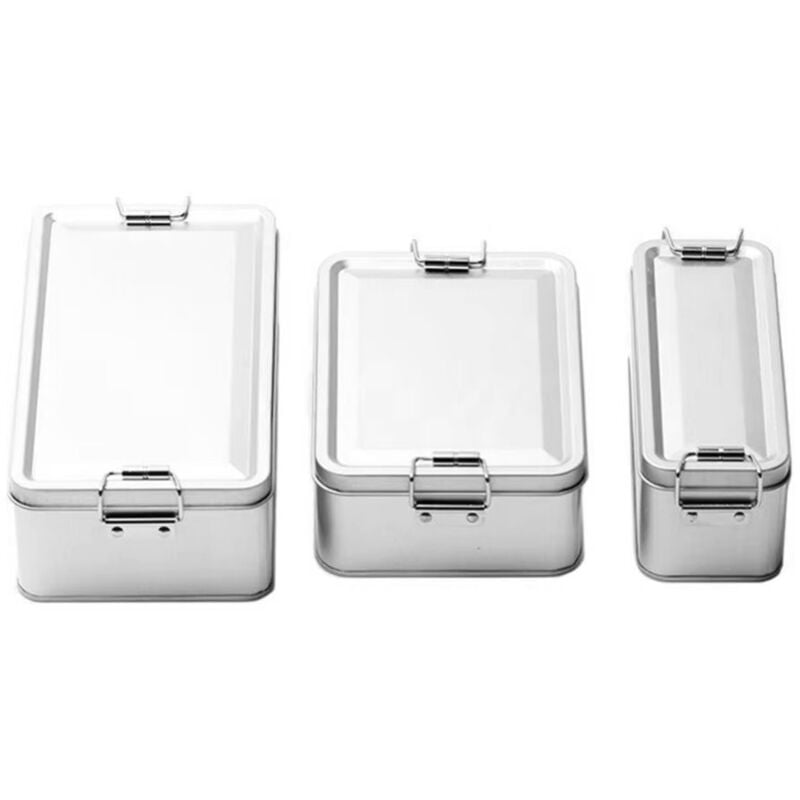 Tlily - Alte Retro-Box aus Metall, Aufbewahrungsbox für Kuchen, Verpackung mit Deckel, Süßigkeiten, Kekse