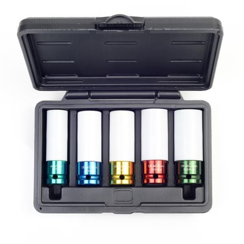 Alufelgen Nuss-Set SW 15 17 19 21 22 farbcodiert