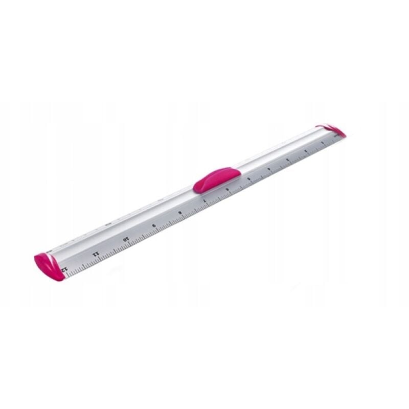 Aluminium-Lineal Mit Bleistifthalter 30cm 7605