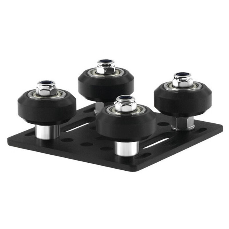 Aluminium-Profilrolle 2020 für 3D-Drucker (2 Stück) mit 4 Exzenter-Abstandshaltern und runder Säule für 3D-Drucker