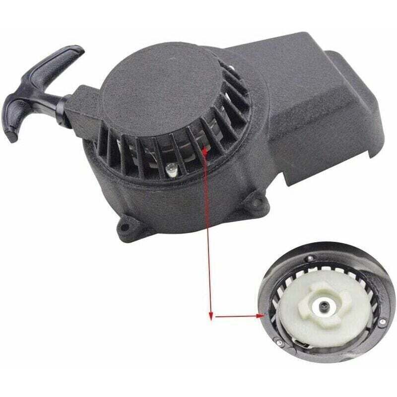 Aluminium-Starter-Kickstarter-Pedale und -Teile, schwarz, leicht zu ziehender Nietersatz für 47 cc, 49 cc, 2-Takt-Getriebeschleife, Pocketbike,