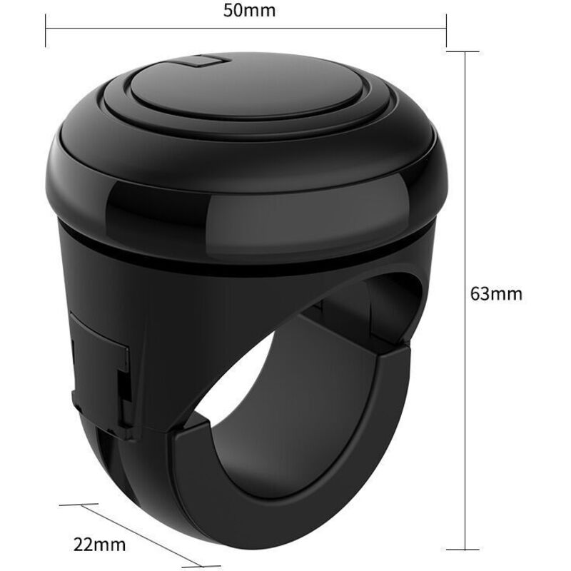 Ccykxa - Universeller Auto-Lenkradball, kompatibel mit allen Lenkrädern, Hilfstaste erleichtert Auto-, lkw-, Traktor-, Mäher-, Boots- und
