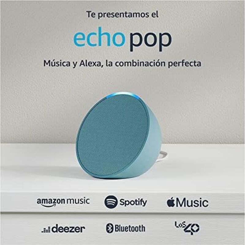 Speaker Echo Pop (1 Gen) bluegreen (B09ZXG6WHN) (B09ZXG6WHN) - Amazon