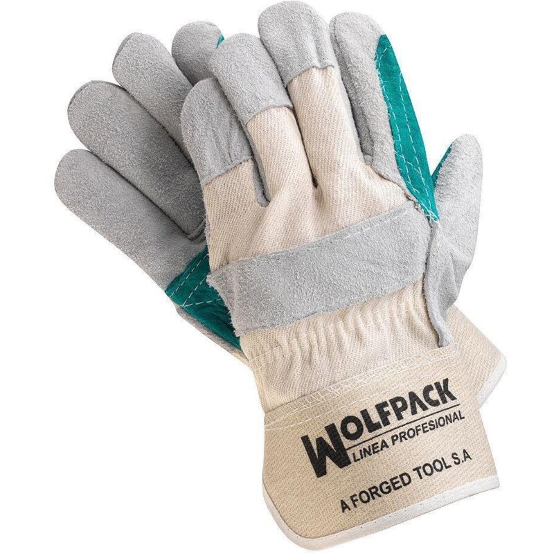 Amerikanische Handschuhe mit verstärkter Handinnenfläche aus Spaltleder (Paar)