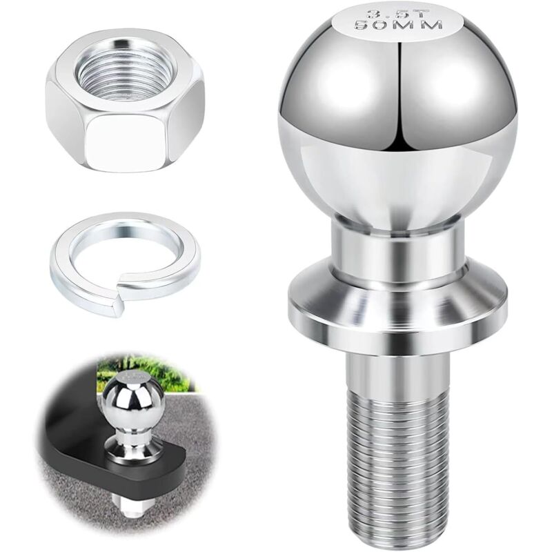 Anhängerkupplung, 50 mm 3,5-Tonnen-Anhängerkupplung, 22 mm Kugelkopfschraube, Traktor-Anhängerkupplung, Anhängerkupplung für Lasten bis zu 3,5 Tonnen