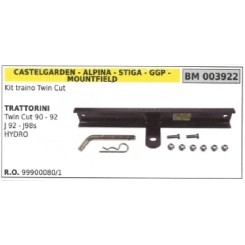 Anhängesatz CASTELGARDEN Twin Cut Rasentraktor 90 - 92 J92 - J98s HYDRO 99900080/1