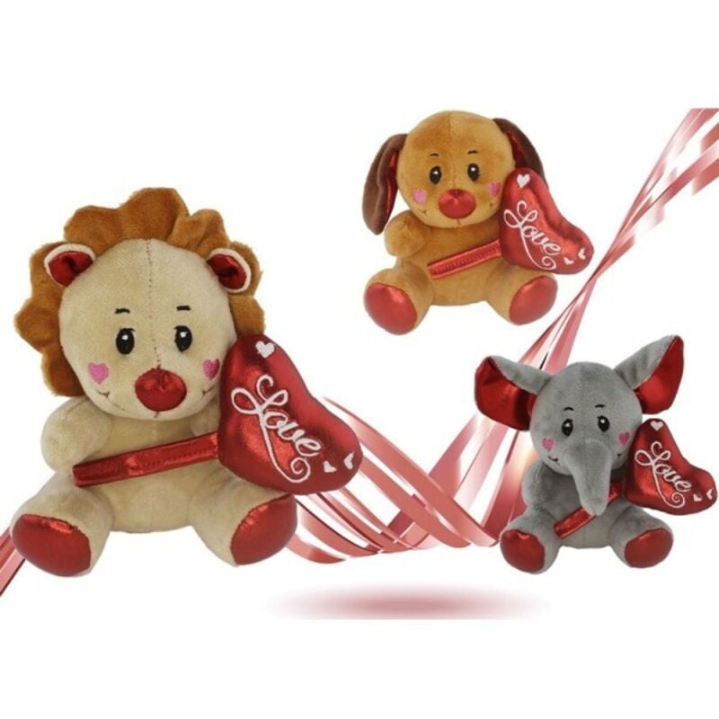 Trade Shop Traesio - Trade Shop - pelucal analyse mit heart love lams 16CM san valentino 3 mod. ass. 93642 -