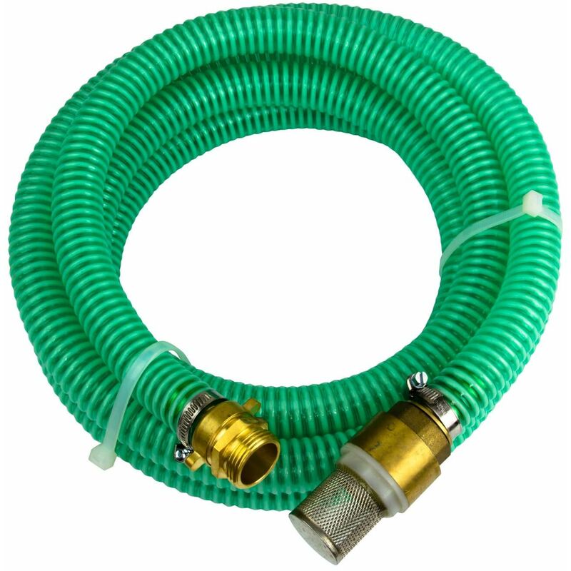 Stabilo-sanitaer - 7m Saugschlauch Spiralschlauch Garnitur 1 Zoll / DN25