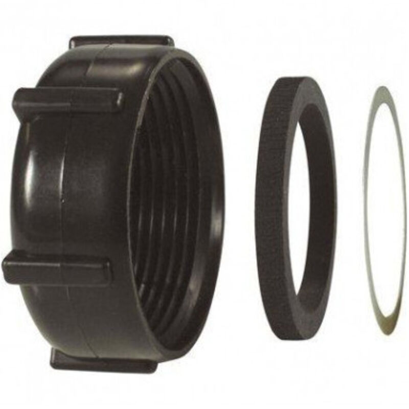 Amerikanische Mutter und Dichtung für Laborsiphonauslauf 40 mm PRESTO First Labo