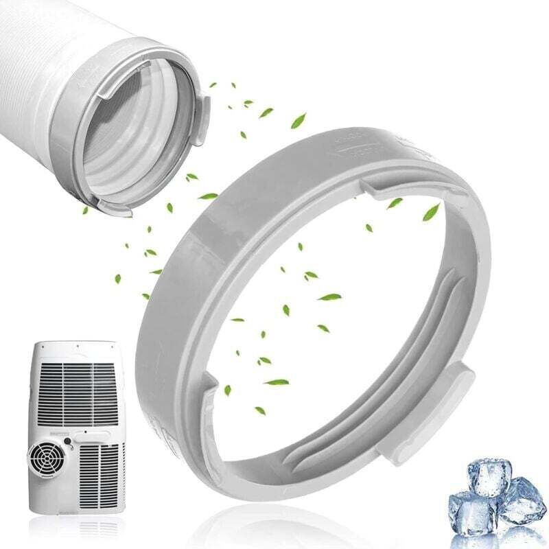 Anschlussplatte für ausziehbaren Abluftschlauch an Fenstern tragbarer Klimaanlagen, geeignet für die Fensterabdichtung oder die flache