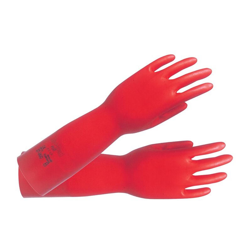 37-900-10 Chemikalienhandschuhe AlphaTec Sol-Vex 37-900 Gr.10 rot en 3 - Ansell