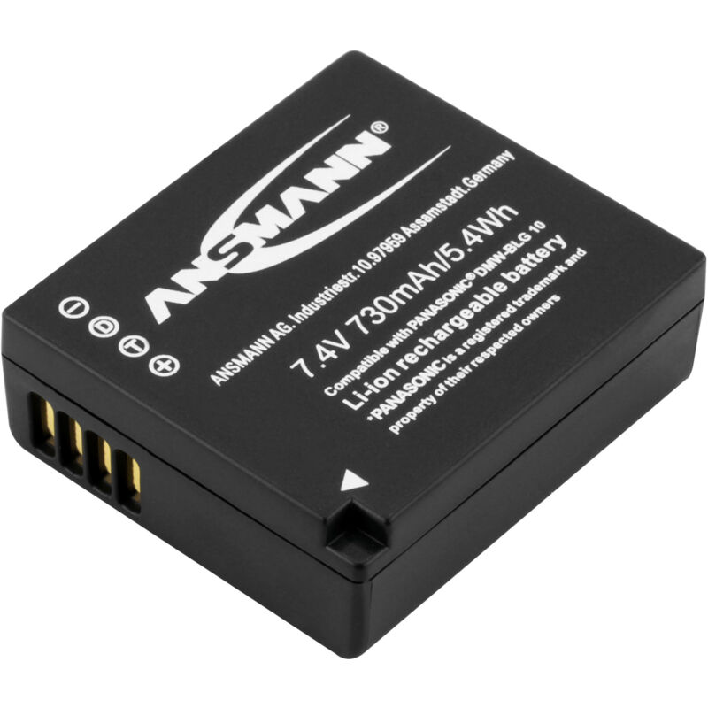 Ansmann A-Pan DMW-BLG 10 Kamera-Akku ersetzt Original-Akku (Kamera) DMW-BLG10E 7.4 V 730 mAh