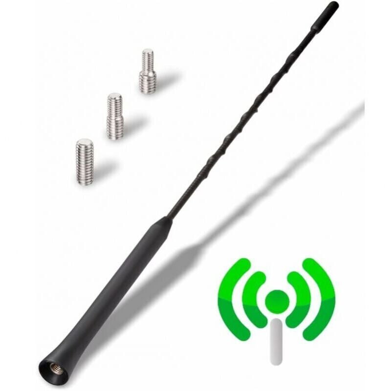 Antenna per auto potente da 23 cm - Antenna radio universale per auto per tutti i modelli di auto - Antenna radio per auto con ricezione dab fm di