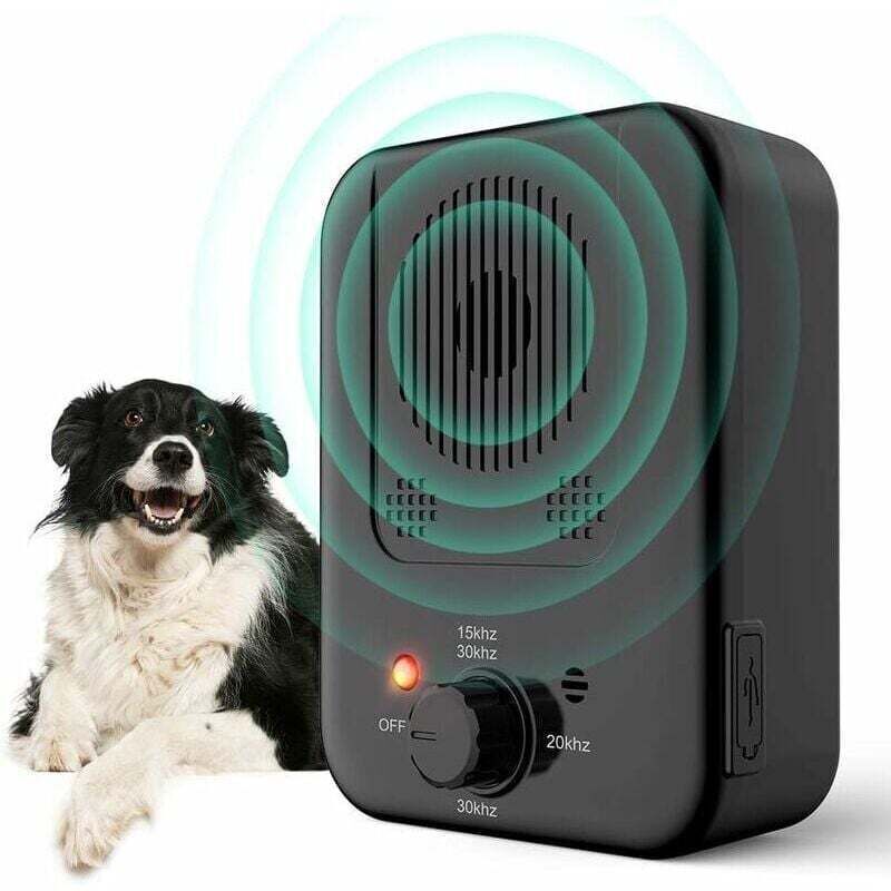 Anti-Bell-Hund, Ultraschall-Anti-Bell-Gerät, automatisches Anti-Bell-Hunde-Ultraschallgerät, wasserdicht für kleine und große Hunde..DEBUNS