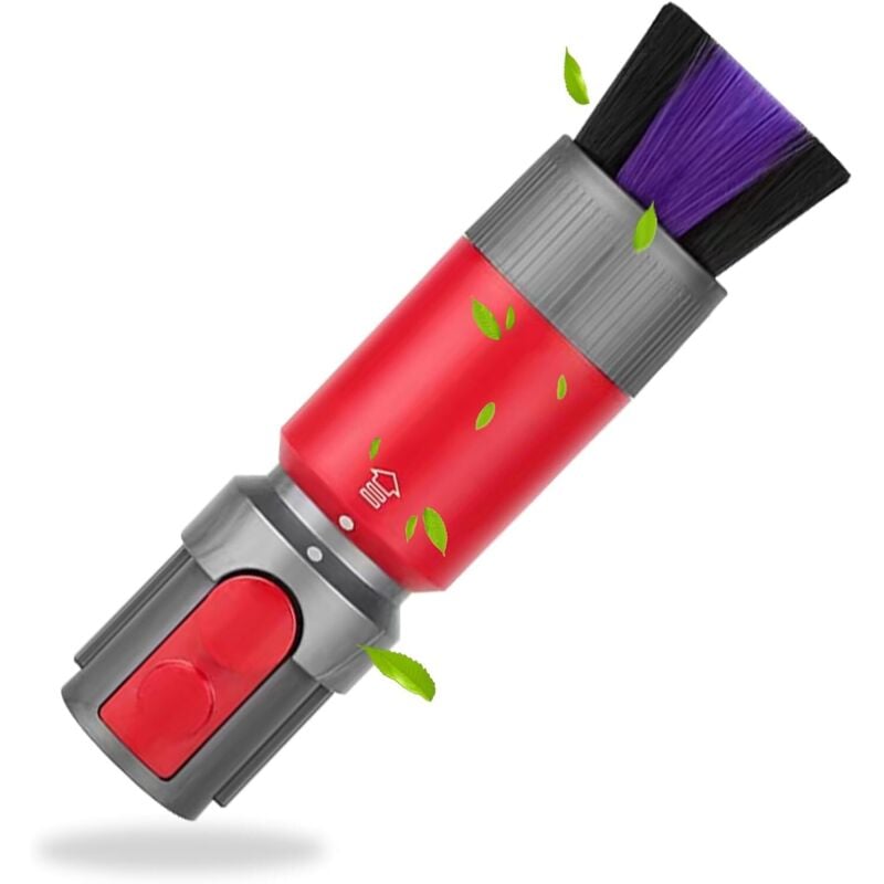 Anti-Bürste anwendbar für Dyson, Staubsaugerbürste für Dyson V11 V12 V15 Detect V10 V8 und V7, Staubbürste für Dyson effektiv mit weichen Borsten,