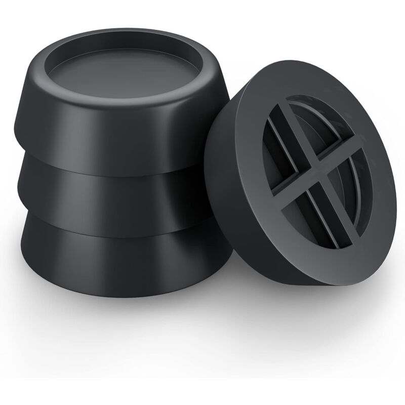 Groofoo - Anti-Vibrations-Waschmaschinen-Waschmaschinenfuß, Anti-Vibrations-Pads, Geräusch-Anti-Vibrations-Füße für Waschmaschinen und Waschtrockner,