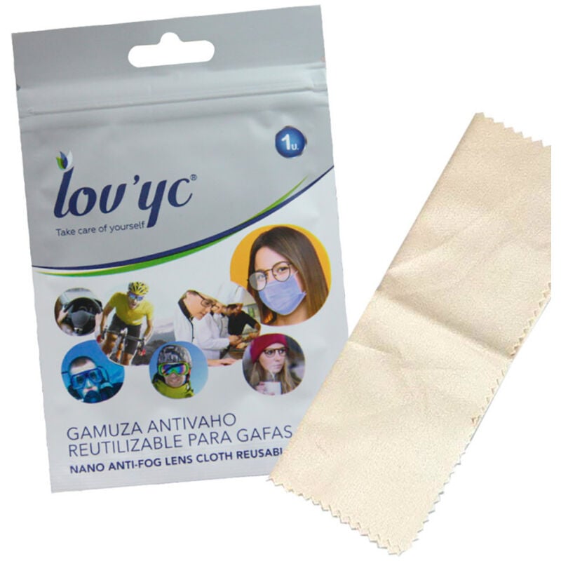 Wiederverwendbares Antibeschlagtuch für 200 Anwendungen für Lov'yc-Brillen