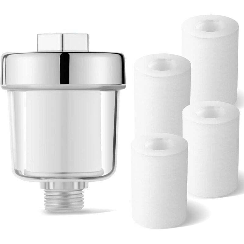 Antikalk-Duschfilter, XU, Duschwasserfilter mit 5 verstärkten Filterkartuschen, hochwertiges Produkt, langlebig und zuverlässig, ausgewählte