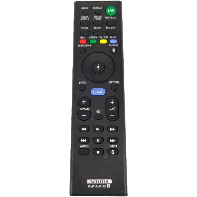 Anwendbare Fernbedienung RMT-AH111E für Sony Soundbar-Heimkinosystem für HT-ST5 HT-XT1 HT-CT290 HT-CT291 HT-NT3 SA-CT390