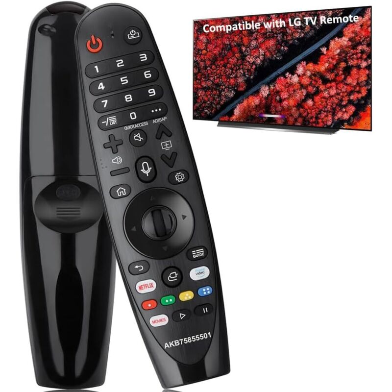 Anwendbare Universalfernbedienung für LG Smart TV Magic Remote (keine Sprachfunktion, keine Zeigerfunktion), kompatibel mit allen Modellen für LG TV