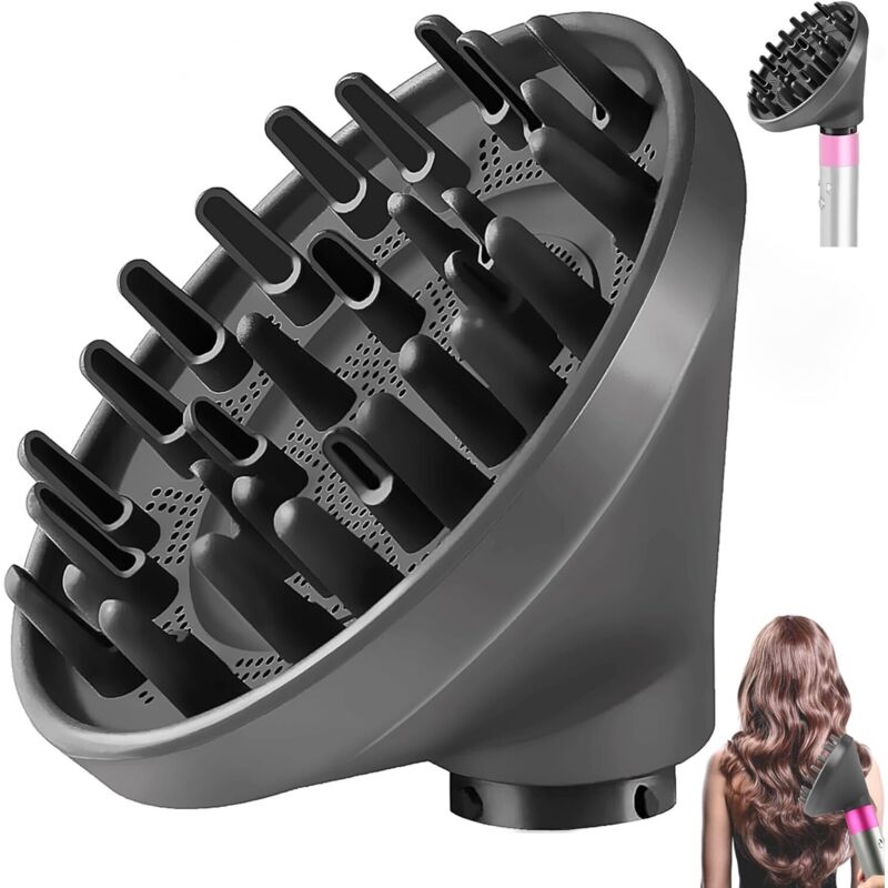 Anwendbarer Diffusor für Dyson Airwrap Styler HS01 HS05 Zubehör, umwandelbare Diffusordüse für Airwrap Styler in Haartrockner