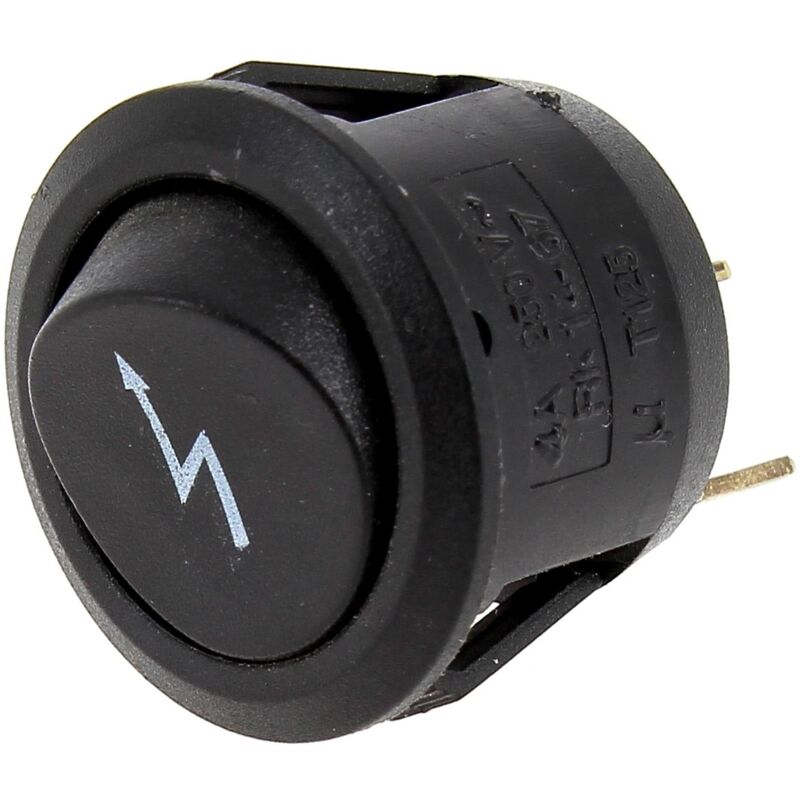 Valberg - Anzündschalter mit 2 Kabelschuhen schwarz für Kochfeld