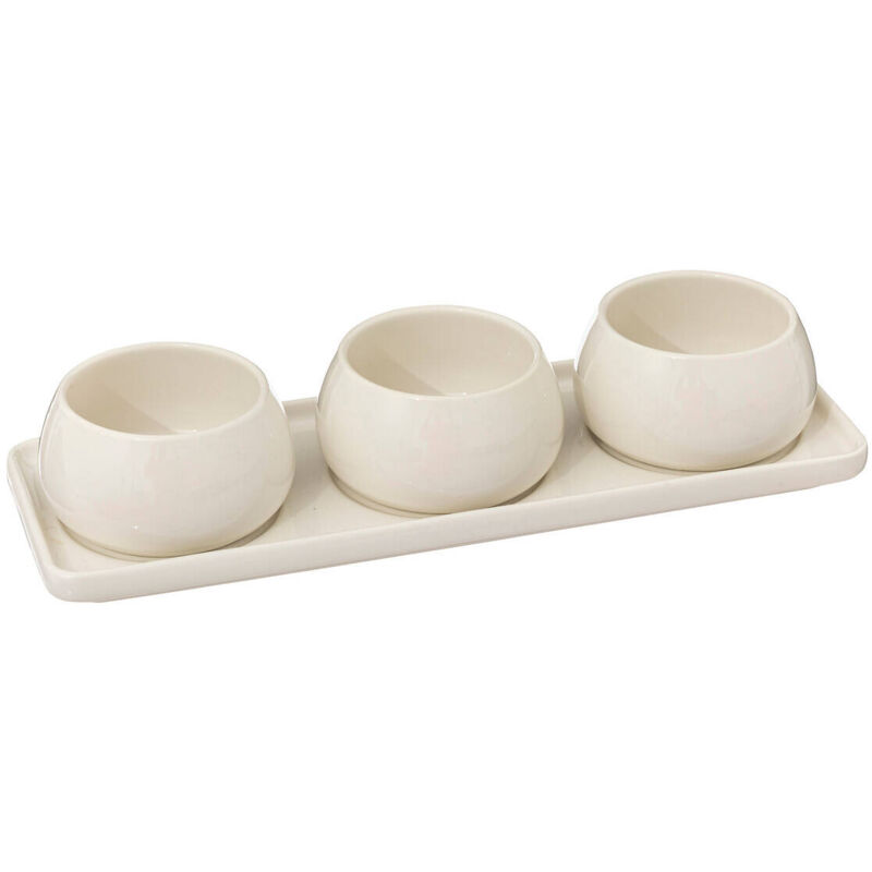 Schalen für Dips und Snacks nora, aus Keramik