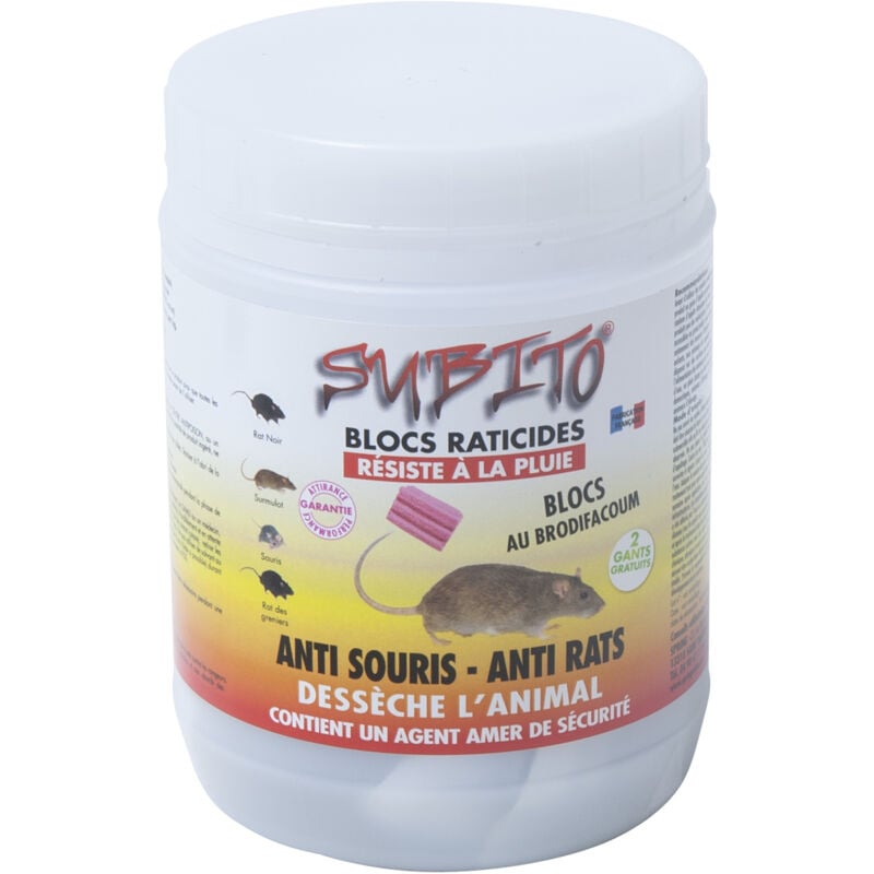 Subito - Lockstoffblöcke Hydro für Ratten und Mäuse 300g